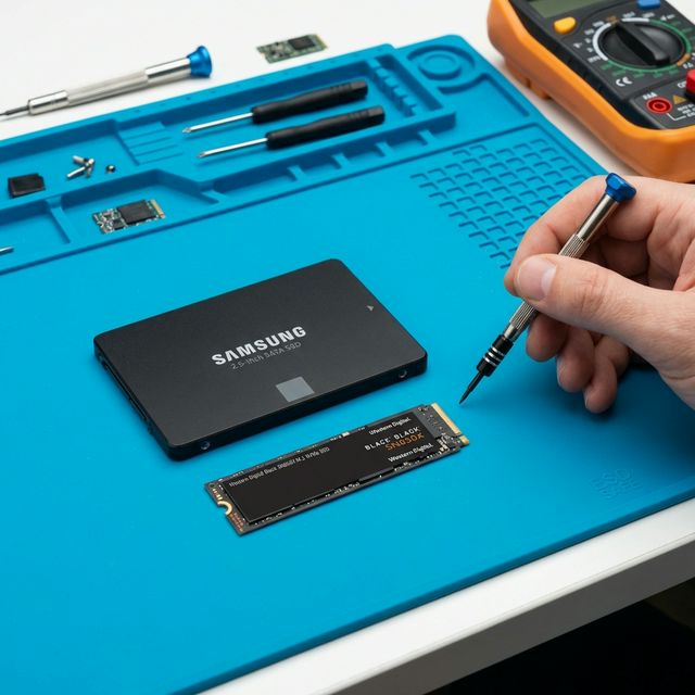 Comparaison disque dur HDD vs SSD rapide